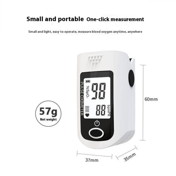 Finger Clamp Blood Oxygen Saturation Detector - Image 2