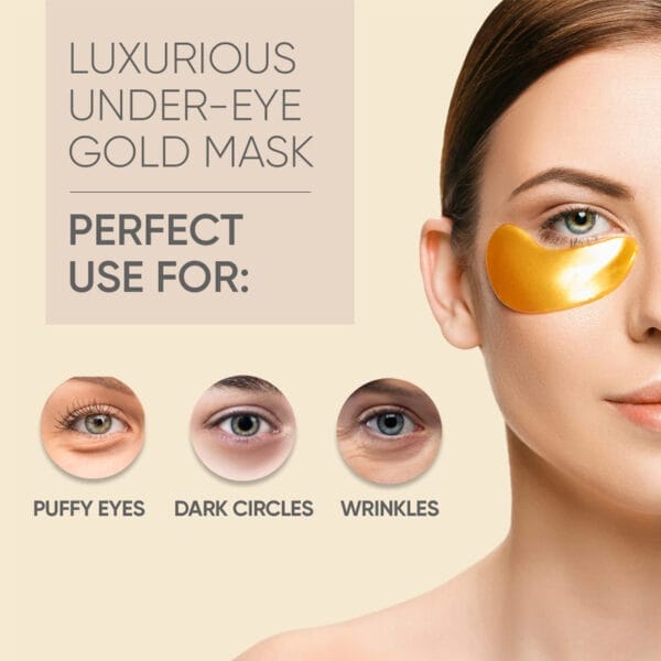 Top 20 24K Gold Eye Masks for Eye Bag Removal, Wrinkle Lifting & Hydrating – Anti-Wrinkle & Tightening Patches