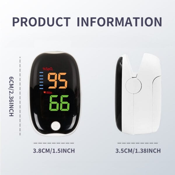 Portable Finger Clip Pulse Saturation Detector - Image 4